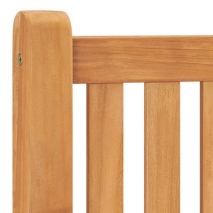vidaXL Banc de jardin 114 cm en teck massif
