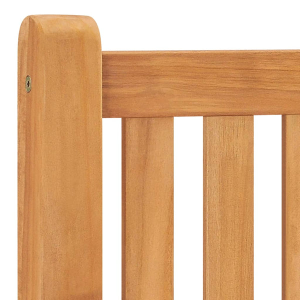 vidaXL Banc de jardin 114 cm en teck massif