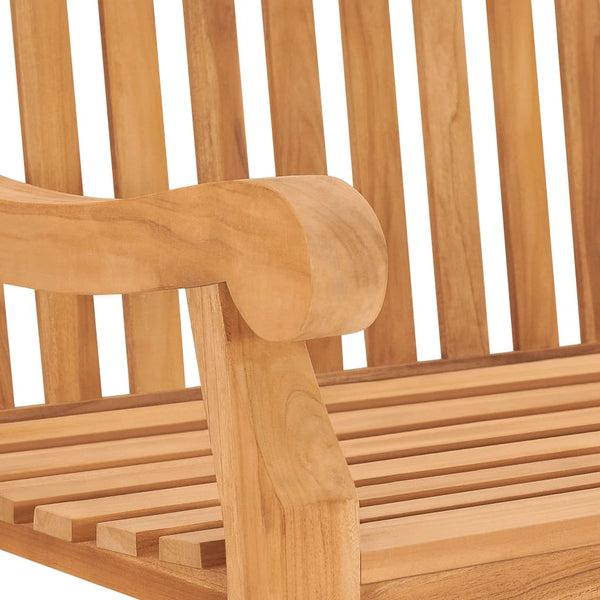 vidaXL Banc de jardin 114 cm en teck massif