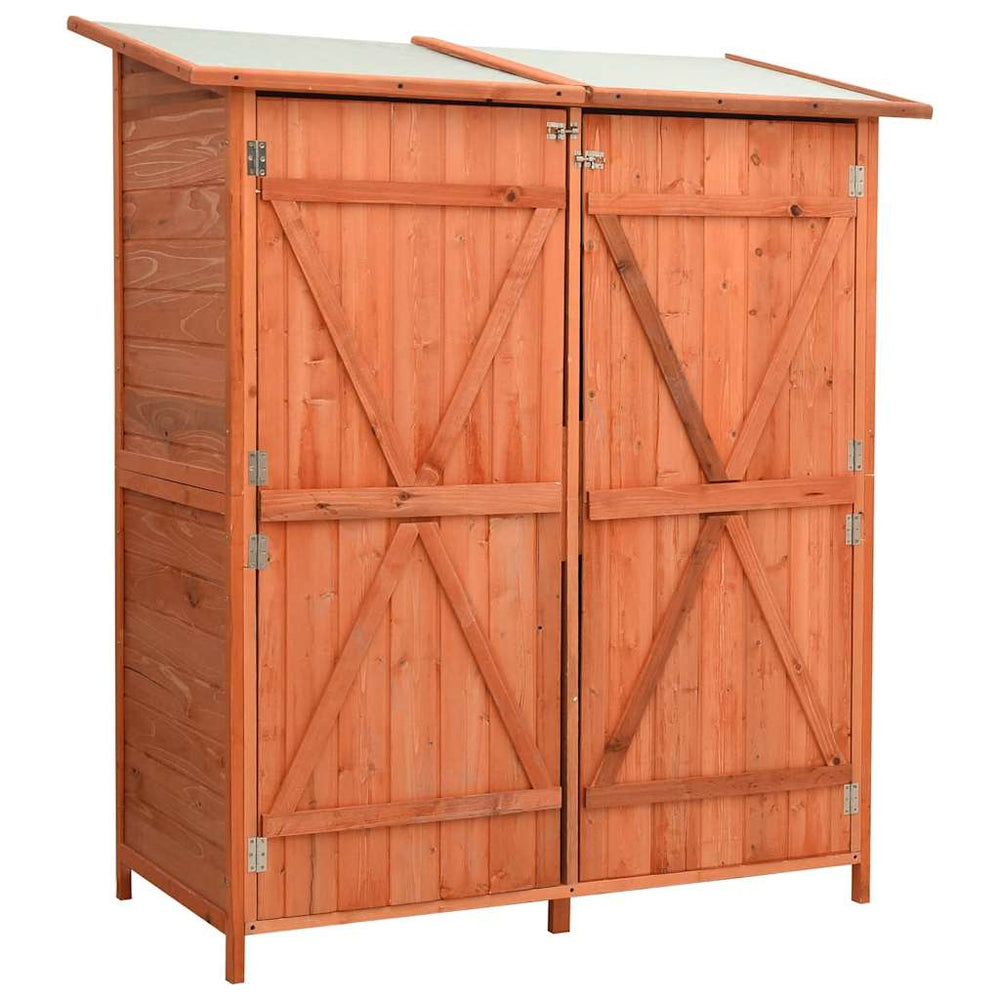 vidaXL Abri de jardin 136x75x160 cm en bois de sapin massif
