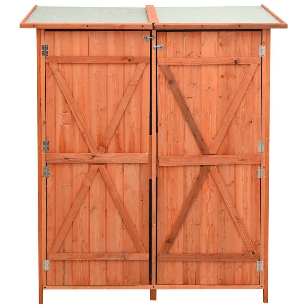 vidaXL Abri de jardin 136x75x160 cm en bois de sapin massif
