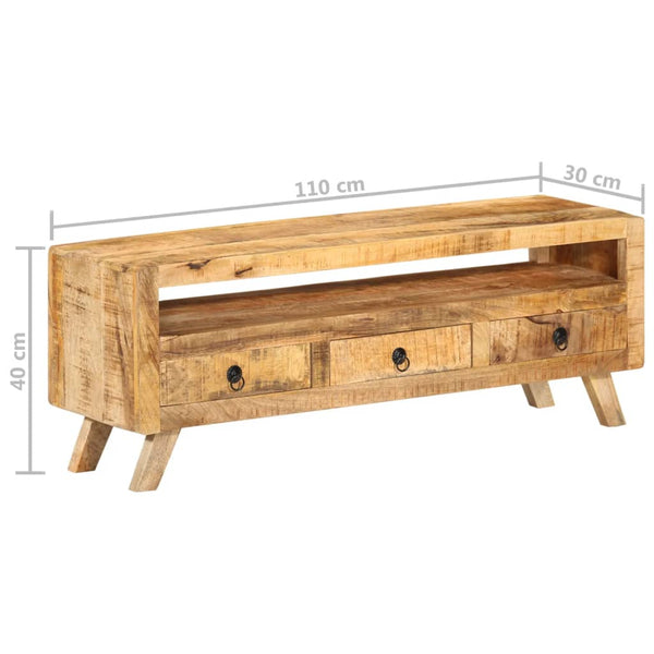 TV-Schrank Mango Massivholz 110 cm