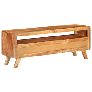 Meuble TV vidaXL 110x30x40 cm Bois d'acacia massif