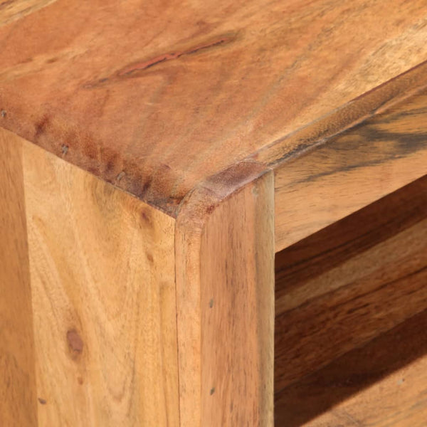 Meuble TV vidaXL 110x30x40 cm Bois d'acacia massif