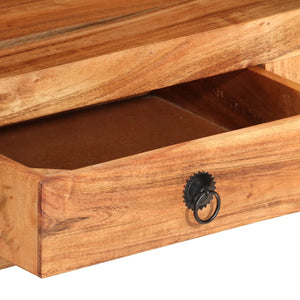 Meuble TV vidaXL 110x30x40 cm Bois d'acacia massif