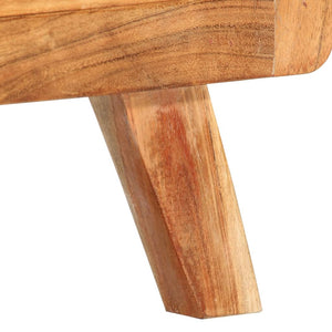 Meuble TV vidaXL 110x30x40 cm Bois d'acacia massif