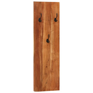 Wandgarderobe Akazie Massivholz 2er Set