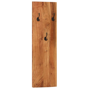 Wandgarderobe Akazie Massivholz 2er Set