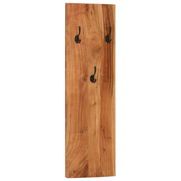 Wandgarderobe Akazie Massivholz 2er Set