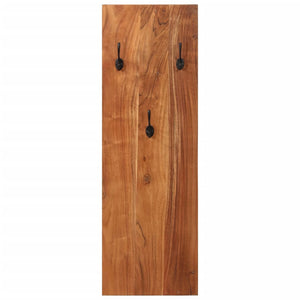 Wandgarderobe Akazie Massivholz 2er Set
