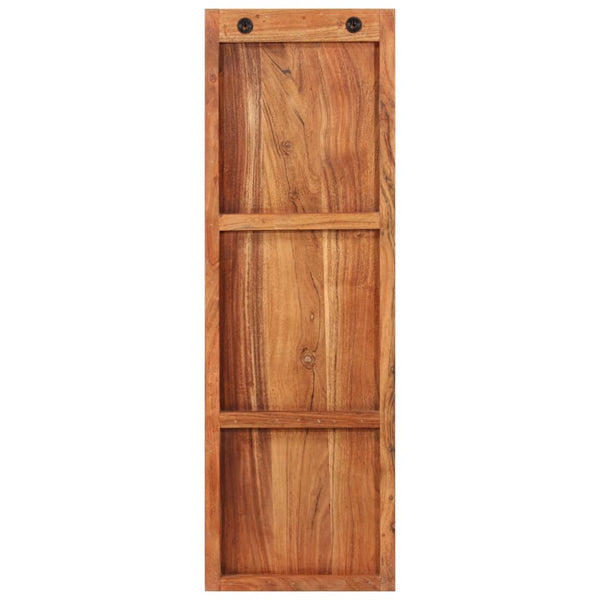 Wandgarderobe Akazie Massivholz 2er Set