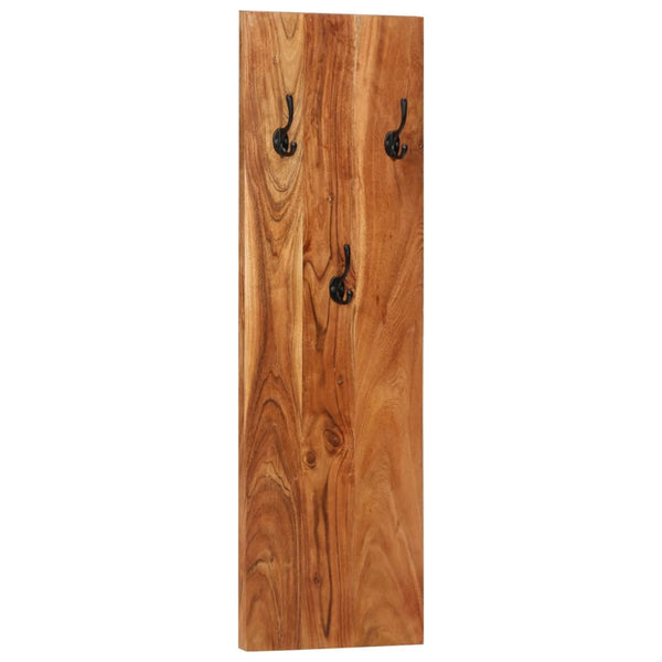 Wandgarderobe Akazie Massivholz 2er Set
