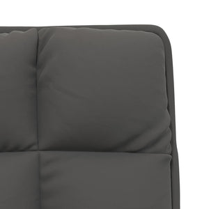 Dunkelgrauer Samt Relaxstuhl mit Metallgestell