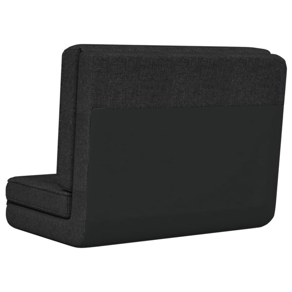 Faltbarer Bodenstuhl Schwarz Stoff