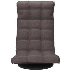 Drehbarer Bodenstuhl Taupe Stoff