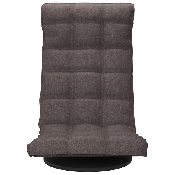 Drehbarer Bodenstuhl Taupe Stoff