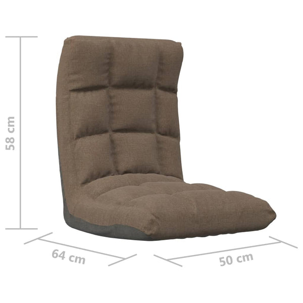 Faltbarer Bodenstuhl Taupe