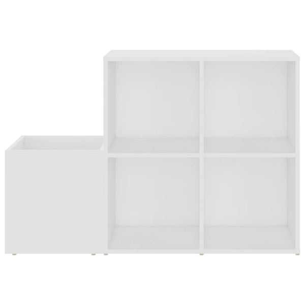 vidaXL Meuble à chaussures de couloir Blanc 105x35,5x70 cm Bois d'ingénierie