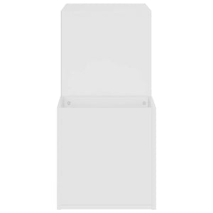 vidaXL Meuble à chaussures de couloir Blanc 105x35,5x70 cm Bois d'ingénierie
