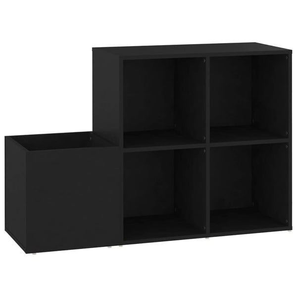 Schuhschrank Schwarz 105 cm