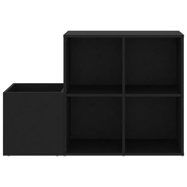 Schuhschrank Schwarz 105 cm