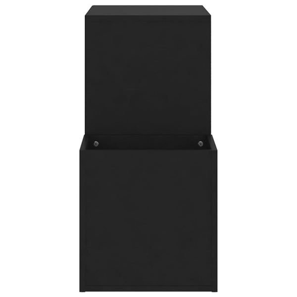 Schuhschrank Schwarz 105 cm
