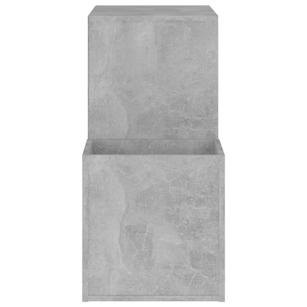 Betongrauer Schuhschrank für Flur, 105 cm