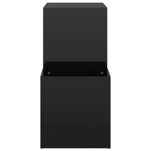 Hochglanz Schuhschrank Schwarz 105cm