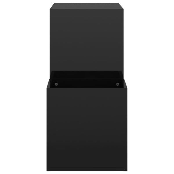 Hochglanz Schuhschrank Schwarz 105cm