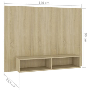 TV-Wandschrank Sonoma-Eiche 120 cm