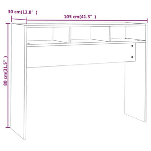 Betongrauer Konsolentisch 105 cm