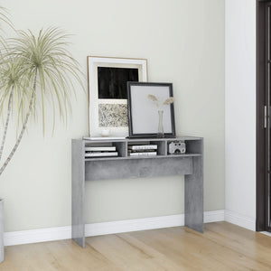 Betongrauer Konsolentisch 105 cm