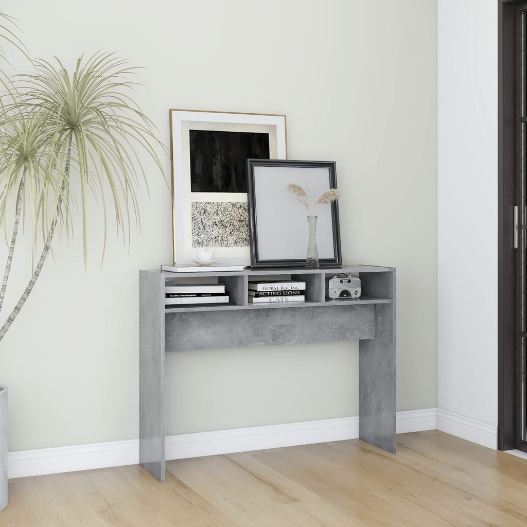 Betongrauer Konsolentisch 105 cm