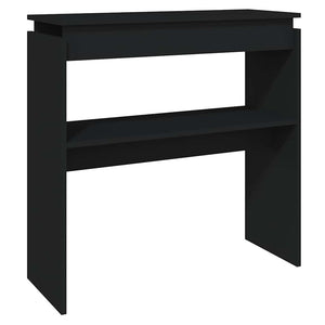 Schwarzer Konsolentisch 80 cm