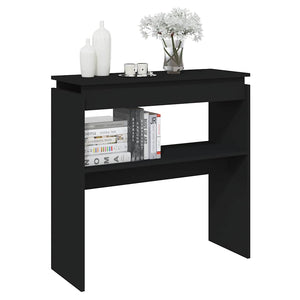 Schwarzer Konsolentisch 80 cm