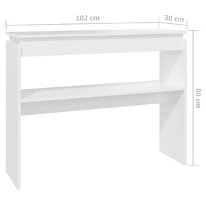 Weißer Konsolentisch 102 cm