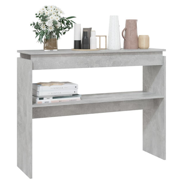 Betongrauer Konsolentisch 102 cm