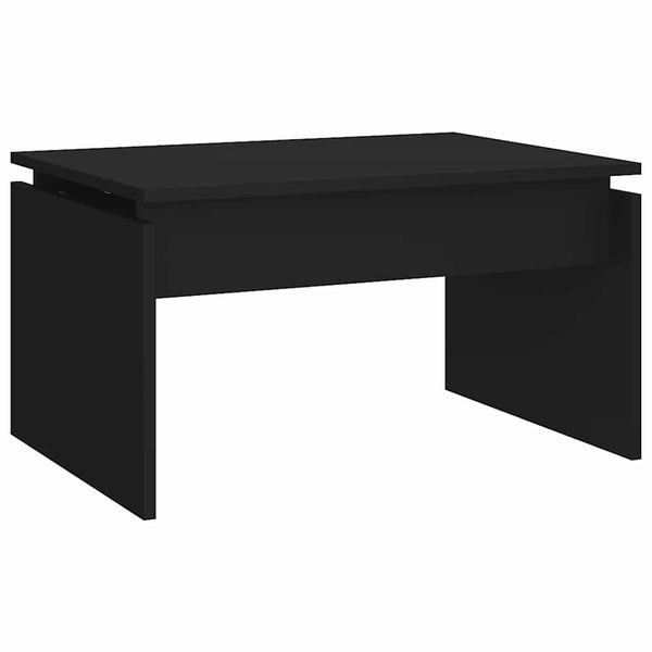 Schwarzer Couchtisch 68x50 cm
