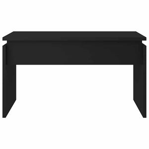 Schwarzer Couchtisch 68x50 cm