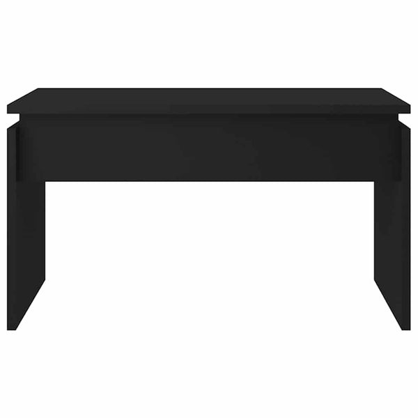 Schwarzer Couchtisch 68x50 cm