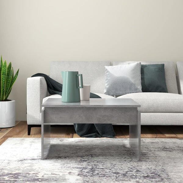 Betongrauer Couchtisch, 68 cm