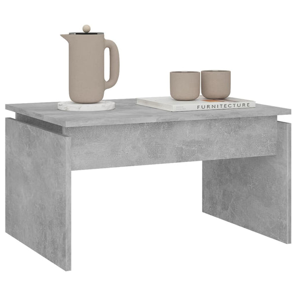 Betongrauer Couchtisch, 68 cm