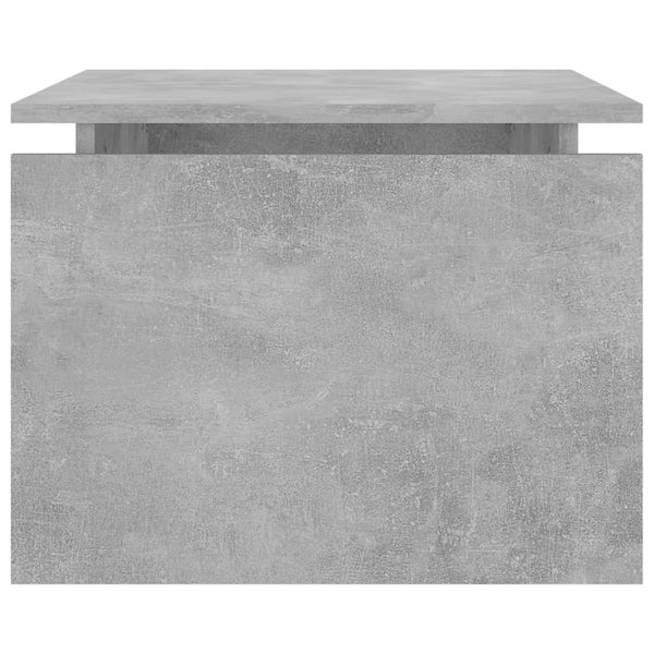 Betongrauer Couchtisch, 68 cm