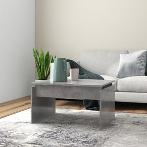 Betongrauer Couchtisch, 68 cm