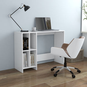 Computertisch Weiß, 102,5 cm