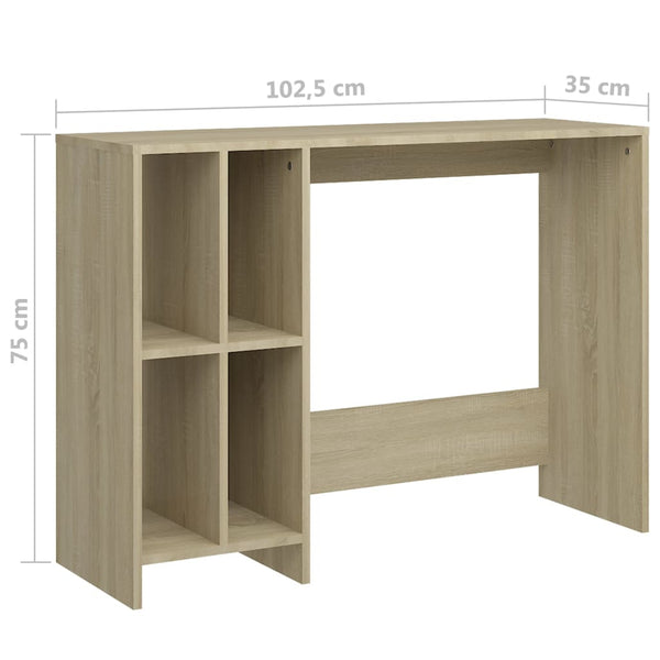 Computertisch Sonoma Eiche, 102,5 cm