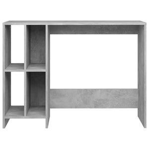 Betongrauer Computertisch, 102,5 cm