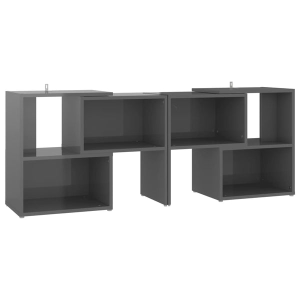 Hochglanz TV-Schrank Grau 104cm