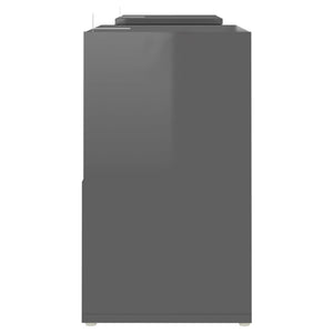 Hochglanz TV-Schrank Grau 104cm