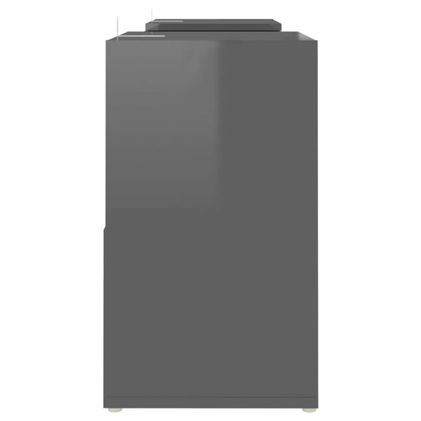 Hochglanz TV-Schrank Grau 104cm
